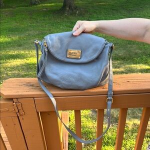Marc by Marc Jacobs Grey Leather Classic Q Natasha Shoulder Bag